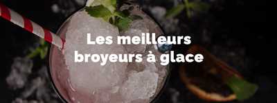 meilleurs broyeurs à glace